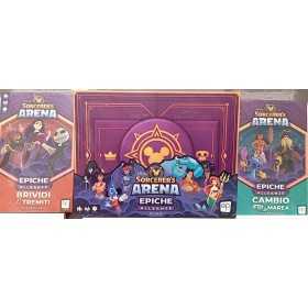 DISNEY SORCERER'S ARENA BUNDLE gioco base + espansioni in italiano Brividi e Tremiti e Cambio di Marea Asmodee - 1