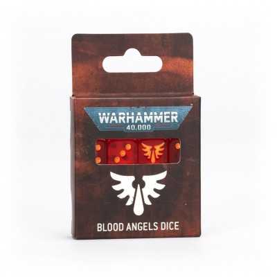 SET DI 16 DADI rosso e oro BLOOD ANGELS dice WARHAMMER 40K età 12+ Games Workshop - 1