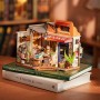 CORNER BOOKSTORE rolife ROBOTIME in legno DIY MINIATURE HOUSE da montare DG164 età 14+ ROBOTIME - 4