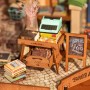 CORNER BOOKSTORE rolife ROBOTIME in legno DIY MINIATURE HOUSE da montare DG164 età 14+ ROBOTIME - 10