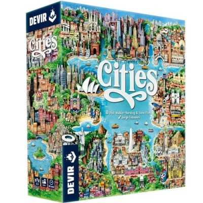 CITIES gioco da tavolo con le carte IN ITALIANO devir GESTIONALE età 10+ DEVIR - 1