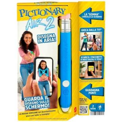 PICTIONARY AIR 2 gioco da tavolo IN ITALIANO mattel PARTY GAME età 8+ HASBRO - 1