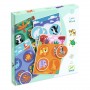 LOTO WOOD animali del mondo PEZZI IN LEGNO tombola DJECO DJ01615 età 2+ Djeco - 1