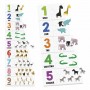 CONTO CON I NUMERI TATTILI montessori HEADU in cartone AD INCASTRO età 3+ HEADU - 3