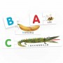 ALFABETO TATTILE ad incastro MONTESSORI in cartone HEADU età 3+ HEADU - 3