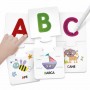 ALFABETO gioco e scrivo TESSERE AD INCASTRO in cartone HEADU età 3+ HEADU - 3