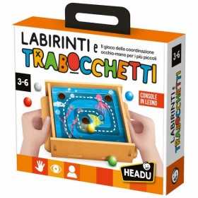 LABIRINTI E TRABOCCHETTI gioco di coordinazione MANO OCCHIO in legno HEADU età 3+ HEADU - 1