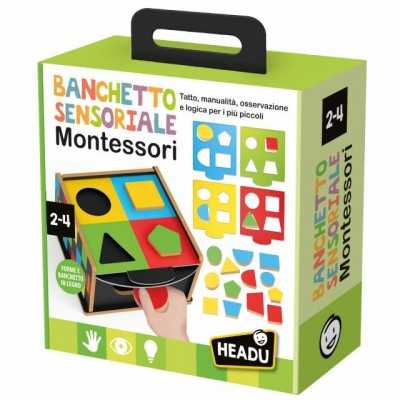 BANCHETTO SENSORIALE montessori HEADU gioco educativo TATTO E LOGICA età 2+ HEADU - 1