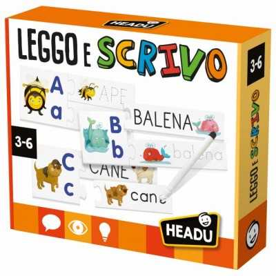 LEGGO E SCRIVO gioco educativo HEADU leggere e scrivere AD INCASTRO età 3+ HEADU - 1