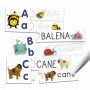 LEGGO E SCRIVO gioco educativo HEADU leggere e scrivere AD INCASTRO età 3+ HEADU - 2