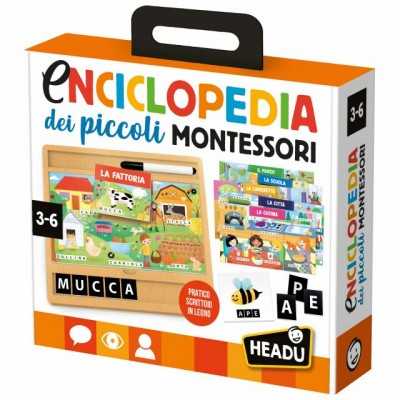 ENCICLOPEDIA DEI PICCOLI gioco educativo HEADU scrittoio in legno MONTESSORI età 3+ HEADU - 1