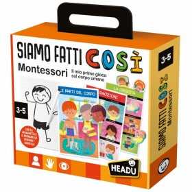 SIAMO FATTI COSI' gioco educativo HEADU corpo umano MONTESSORI età 3+ HEADU - 1