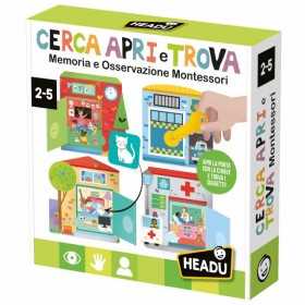 CERCA APRI E TROVA gioco educativo HEADU memoria e osservazione MONTESSORI età 2+ HEADU - 1