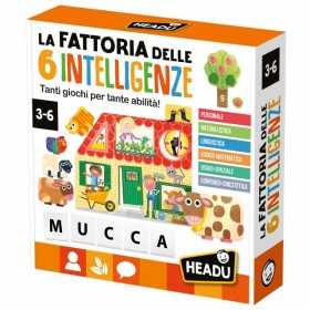LA FATTORIA DELLE 6 INTELLIGENZE gioco educativo HEADU ad incastro ABILITA' età 3+ HEADU - 1