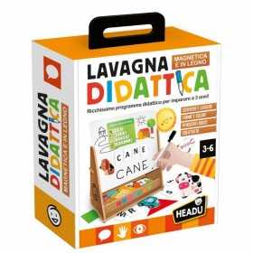 LAVAGNA DIDATTICA gioco educativo HEADU in legno MAGNETICA età 3+ HEADU - 1