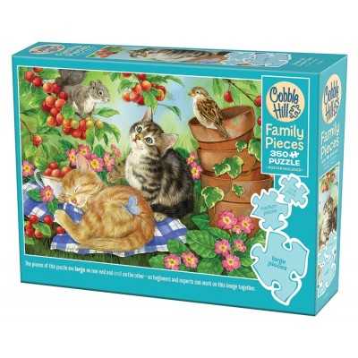 UNDER THE CHERRY TREE family PUZZLE cobble hill 350 PEZZI con poster COBBLE HILL - 1