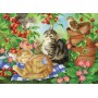 UNDER THE CHERRY TREE family PUZZLE cobble hill 350 PEZZI con poster COBBLE HILL - 3