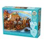 VOYAGE OF THE ARK family PUZZLE cobble hill 350 PEZZI con poster ARCA DI NOE' COBBLE HILL - 1