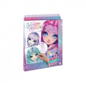 MAKEUP ARTIST BOOK da colorare ALBUM kit artistico NEBULOUS STARS set creativo CRISTALIA NEBULOUS STARS - 1
