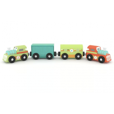 TRENINO treno COCO CHERI in legno J'ADORE vagoni GIOCO età 1+ J'adore - 1