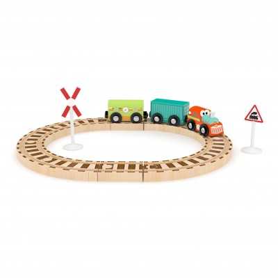 COCO CHERI SET ferrovia TRENINO treno J'ADORE in legno GIOCO età 1+ J'adore - 2