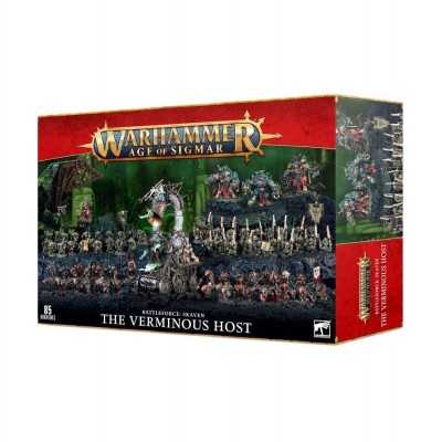 THE VERMINOUS HOST set di miniature SKAVEN BATTLEFORCE warhammer AGE OF SIGMAR età 12+ Games Workshop - 1