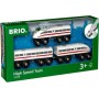 TRENO ALTA VELOCITA' trenino BRIO WORLD in legno e plastica 33748 HIGH SPEED TRAIN età 3+ BRIO - 1