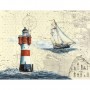 PUZZLE ravensburger 2000 PEZZI softclick ROMANTIC LIGHTHOUSE cm98x75 Ravensburger - 2
