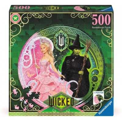 PUZZLE ROUND ravensburger 500 PEZZI rotondo WICKED circolare Ravensburger - 1