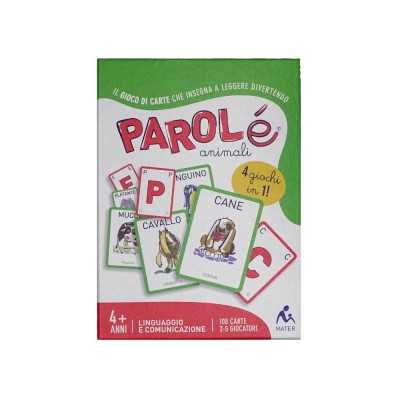 PAROLE' giovani nel tempo GIOCO DA TAVOLO educativo IN ITALIANO animali - 1