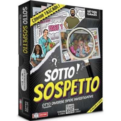 SOTTO SOSPETTO gioco da tavolo HIDDEN GAMES ms edizioni IN ITALIANO età 12+ MS Edizioni - 1
