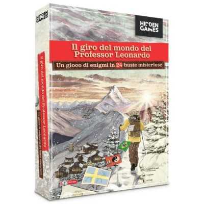 IL GIRO DEL MONDO DEL PROFESSOR LEONARDO gioco da tavolo HIDDEN GAMES ms edizioni IN ITALIANO età 14+ MS Edizioni - 1