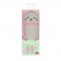 ASTUCCIO 2 IN 1 gatto 2024 KAWAII con zip GRIGIO legami IN SILICONE Legami - 3