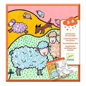 DISEGNI DA COLORARE distributore DISPENSER kit artistico DJECO DJ00050 età 3+ Djeco - 1