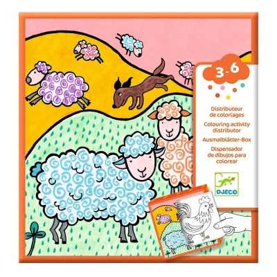 DISEGNI DA COLORARE distributore DISPENSER kit artistico DJECO DJ00050 età 3+ Djeco - 1