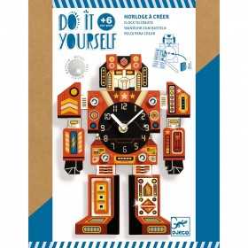 ROBOTIME robot OROLOGIO da decorare DIY kit artistico DJECO DJ07984 età 6+ Djeco - 1