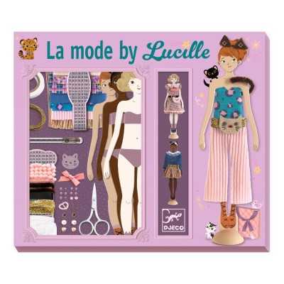 LABORATORIO DI MODA set per stilisti BY LUCILLE kit artistico DJECO DJ09334 età 7+ Djeco - 1