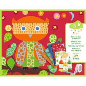 NASTRO ADESIVO E PITTURA kit artistico MONDO MAGICO che magia DJECO DJ09879 età 3+ Djeco - 1