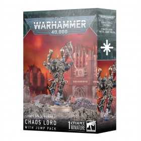 CONDOTTIERO DEL CAOS CON REATTORI DORSALI miniatura CHAOS SPACE MARINES lord WARHAMMER 40K età 12+