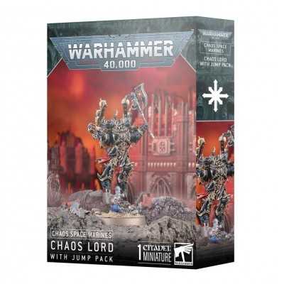 CONDOTTIERO DEL CAOS CON REATTORI DORSALI miniatura CHAOS SPACE MARINES lord WARHAMMER 40K età 12+ Games Workshop - 1