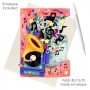 MUSIC biglietto d'auguri SWING CARD santoro 3D POP UP musica Santoro - 2