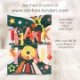 THANK YOU biglietto d'auguri SWING CARD santoro 3D POP UP grazie Santoro - 2