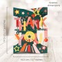 THANK YOU biglietto d'auguri SWING CARD santoro 3D POP UP grazie Santoro - 3