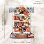 CATS IN THE LIBRARY biglietto d'auguri SWING CARD santoro 3D POP UP gatti Santoro - 3