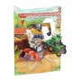 TRACTORS AND DIGGERS biglietto d'auguri SWING CARD santoro 3D POP UP mezzi Santoro - 2
