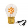 LAMPADA DA TAVOLO legami BULB FICTION natale SNOWFLAKES usb Legami - 5
