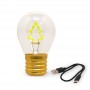 LAMPADA DA TAVOLO legami BULB FICTION natale CHRISTMAS TREE usb Legami - 5