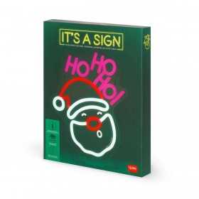 LAMPADA LED EFFETTO NEON legami SANTA CLAUS it's a sign DOPPIA ALIMENTAZIONE Legami - 1