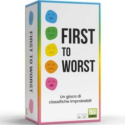 FIRST TO WORST classifiche improbabili GIOCO DA TAVOLO yas games IN ITALIANO età 8+ YAS! GAMES - 1