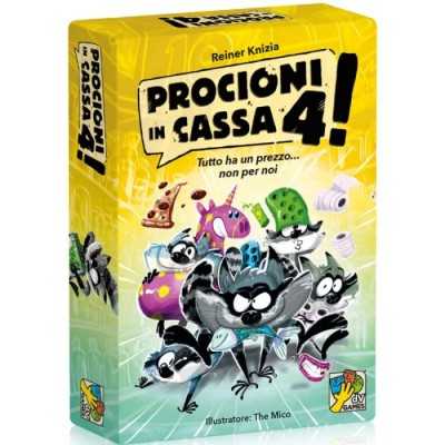 PROCIONI IN CASSA 4 reiner knizia GIOCO DA TAVOLO dv games IN ITALIANO età 8+ daVinci Games - 1